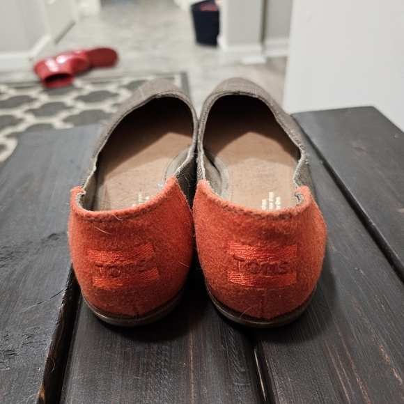 Toms Jutti Toffe Micro Goen Plaid Flat - Picture 4 of 6